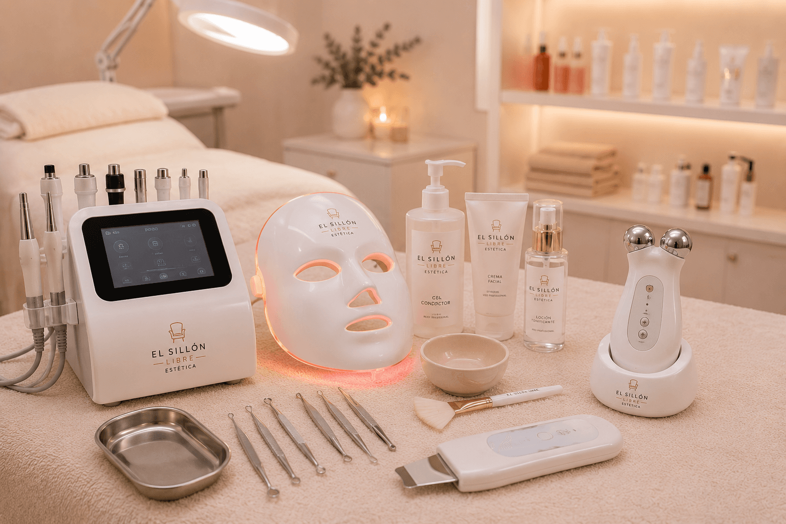 Estética espacio listo para trabajar
